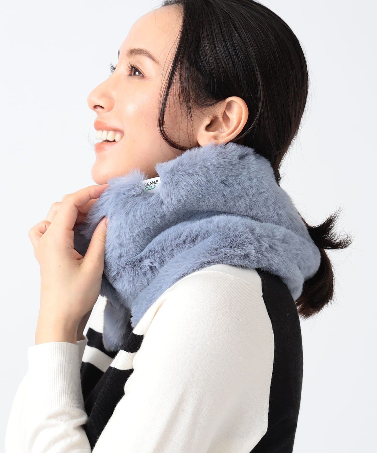 〈WOMEN〉フリース裏付き フェイクファー ネックウォーマー ファッション雑貨 WOMEN GREY ONE SIZE 〈WOMEN〉フリース裏付き フェイクファー ネックウォーマー ファッション雑貨 WOMEN GREY ONE SIZE