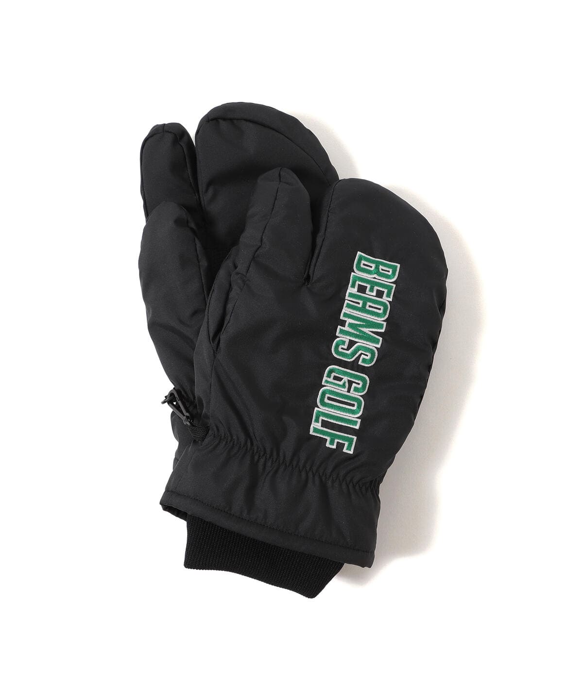 BEAMS GOLF☆ミトングローブ☆ロゴニットキャップ美品！防寒セット！