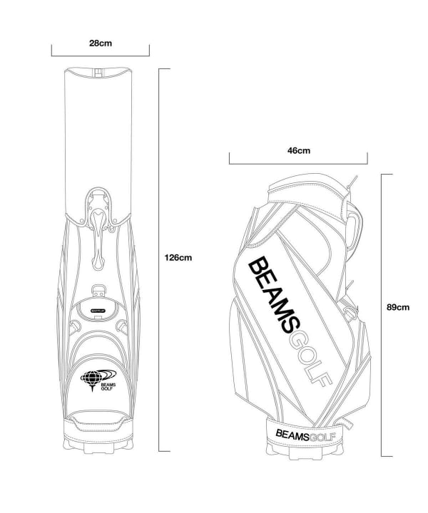 BEAMS GOLF（ビームス ゴルフ）BEAMS GOLF / new ツアー プロ キャディ