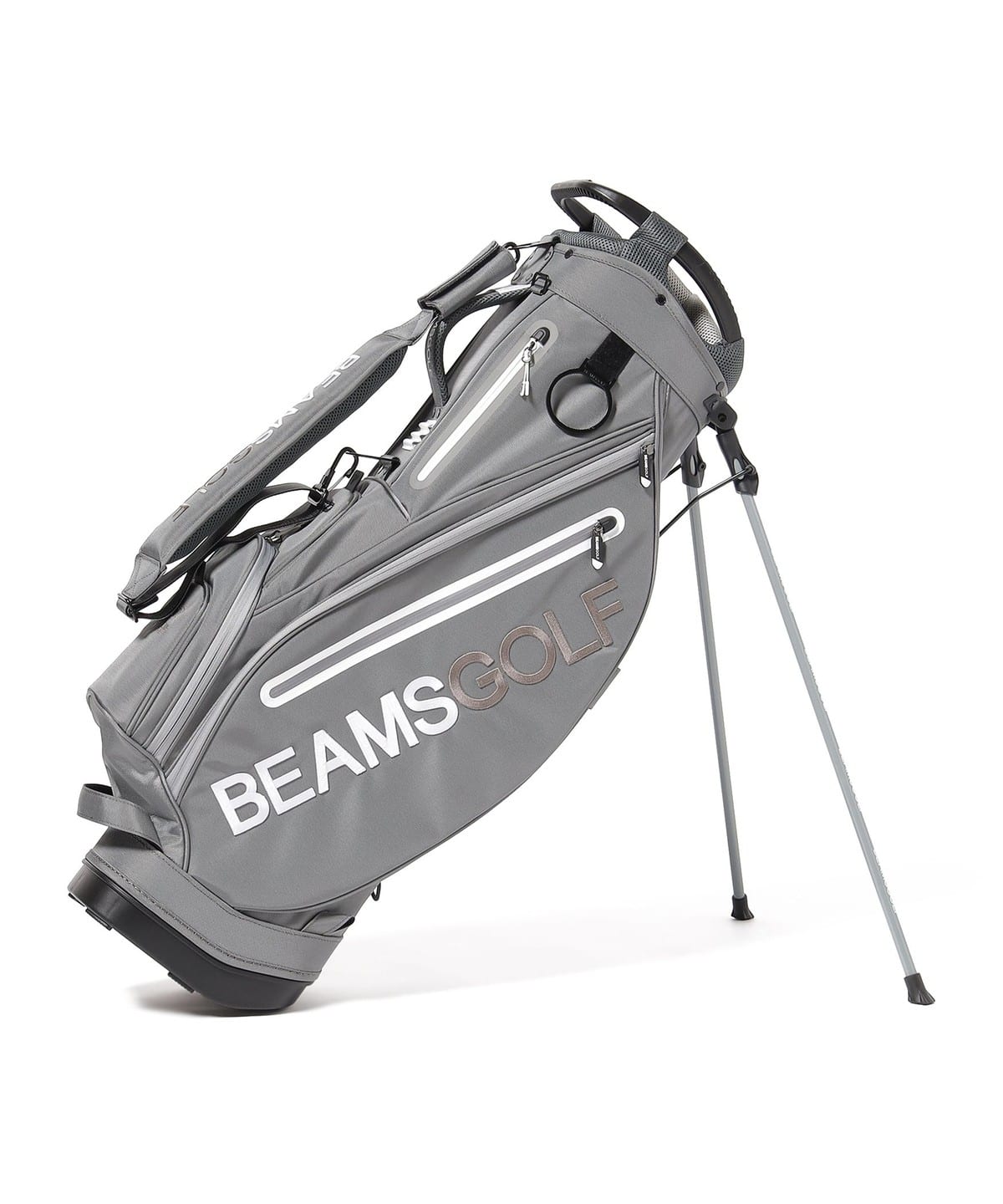 (かずひろ)BEAMS GOLF スタンドバッグ グレー BEAMS GOLF（ビームス ゴルフ）スタンド キャディバッグ 4