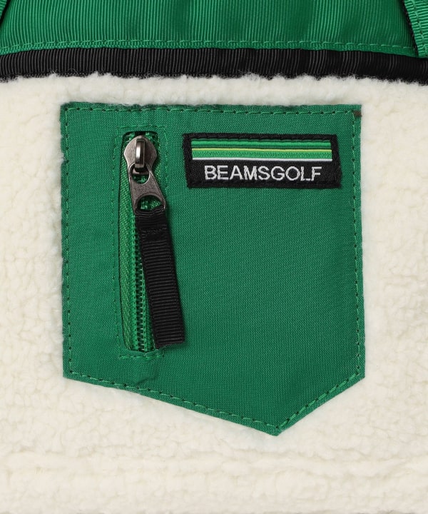【新品未開封】BEAMS GOLF / ボア カートバッグ　グリーン×ホワイト 新品未開封】BEAMS GOLF / ボア カートバッグ グリーン×ホワイト BEAMS