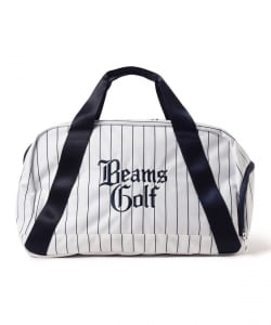 BEAMS GOLF / 直條紋 附鞋袋 波士頓包