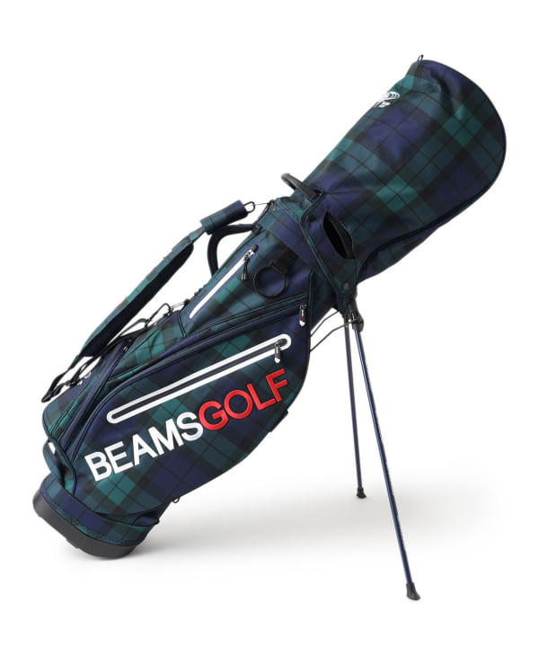 高評価レビュー BEAMS スタンド ゴルフ）ブラックウォッチ GOLF（ビームス ゴルフバッグ・キャディバッグ