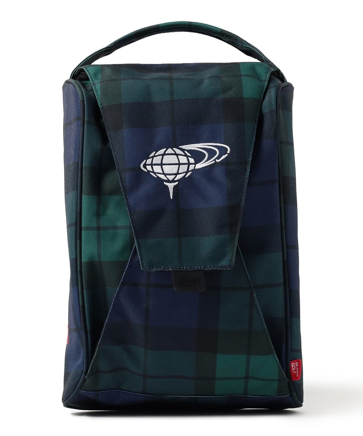 【おすすめ】 BEAMS GOLF（ビームス ゴルフ）ブラックウォッチ シューズバッグ シューズ(男性用)