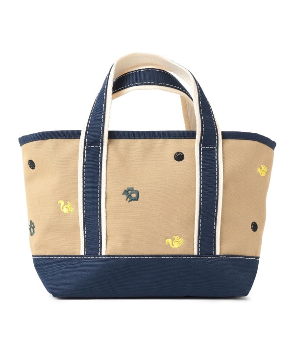 BEAMSGOLF トートバッグ グリーン/ベージュ BEAMS GOLF（ビームス ゴルフ）【+15%ポイントUP】刺繍 総柄