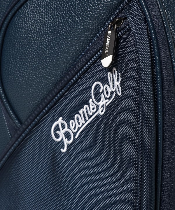 BEAMS GOLF（ビームス ゴルフ）スクリプトロゴ ネイビー キャディ