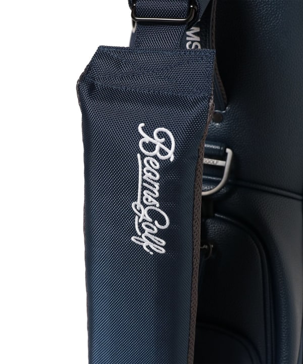 BEAMS GOLF（ビームス ゴルフ）スクリプトロゴ ネイビー キャディ