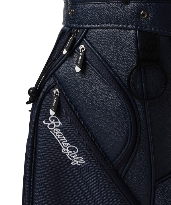 BEAMS GOLF（ビームス ゴルフ）スクリプトロゴ ネイビー キャディ