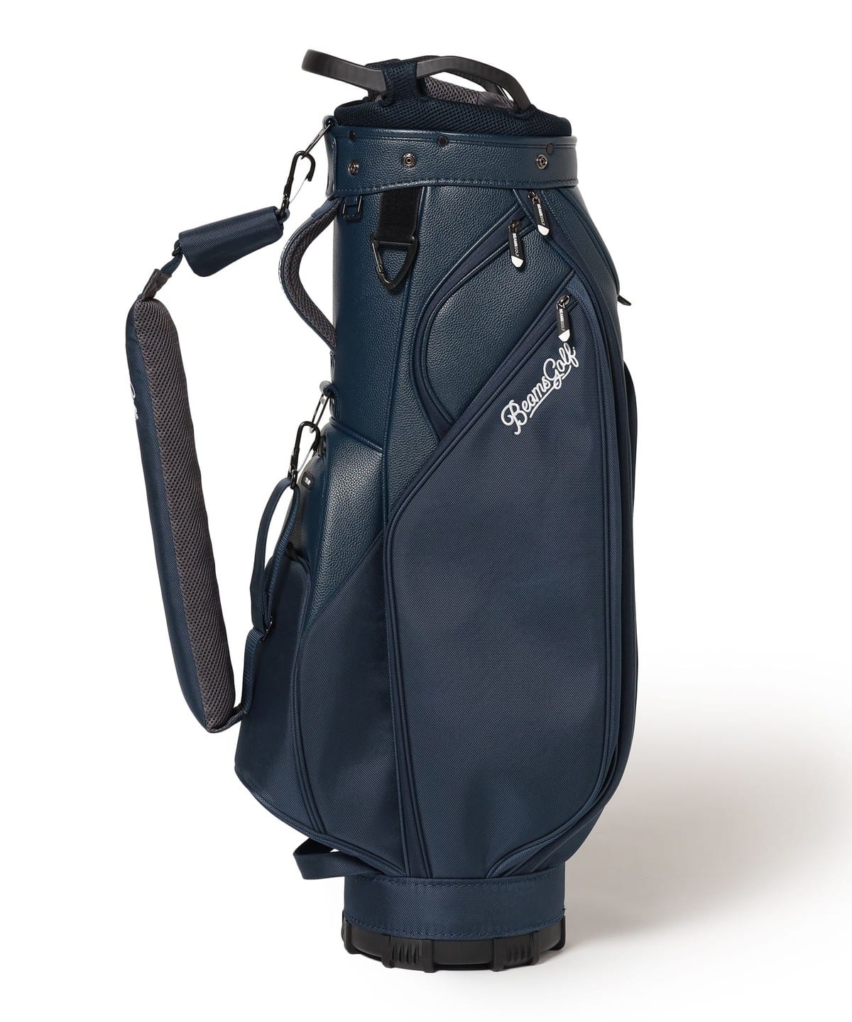 BEAMS GOLF（ビームス ゴルフ）スクリプトロゴ ネイビー キャディ