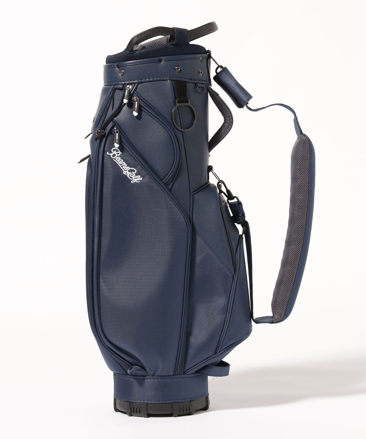 BEAMS GOLF（ビームス ゴルフ）スクリプトロゴ ネイビー キャディ