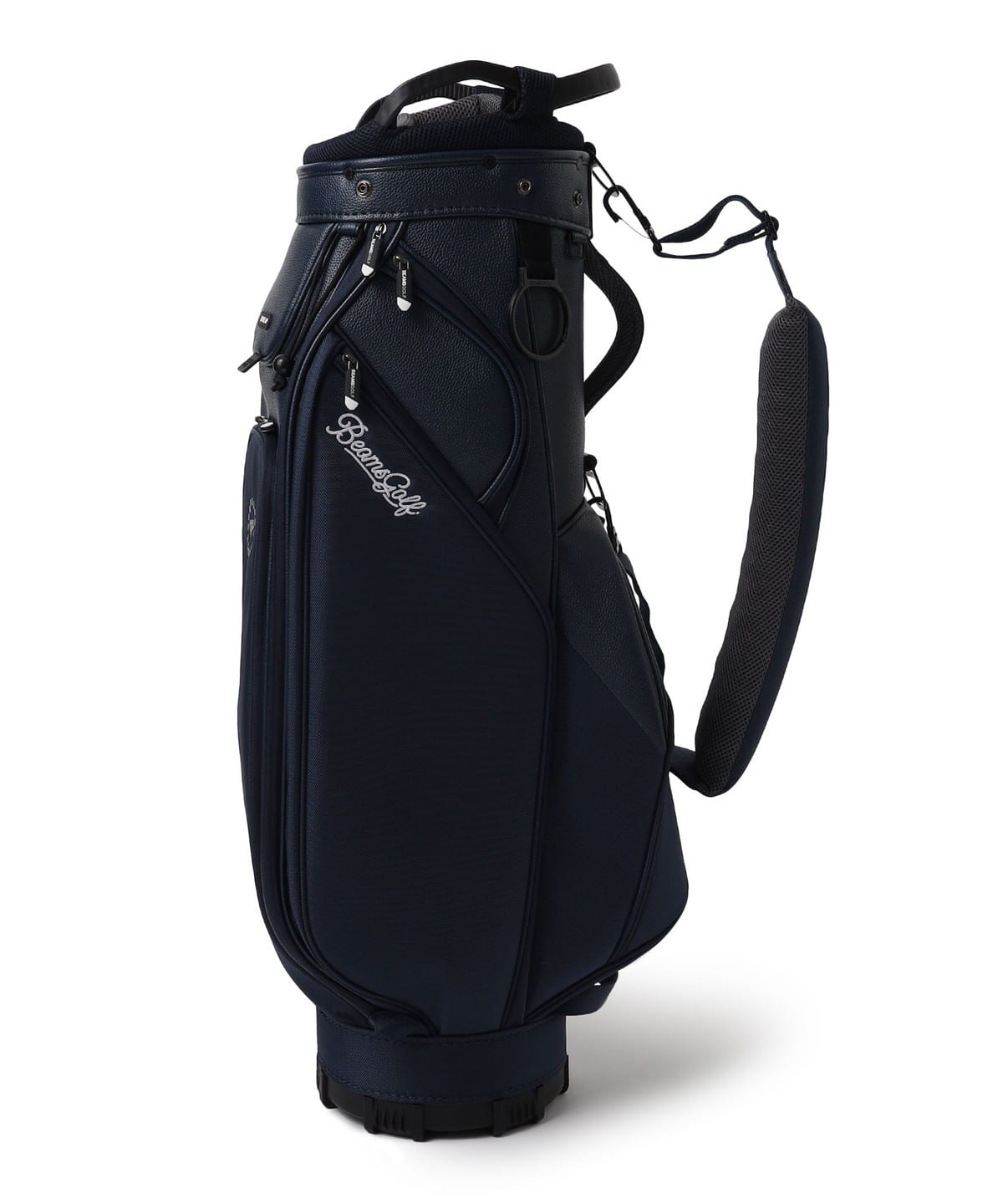 BEAMS GOLF（ビームス ゴルフ）スクリプトロゴ ネイビー キャディ