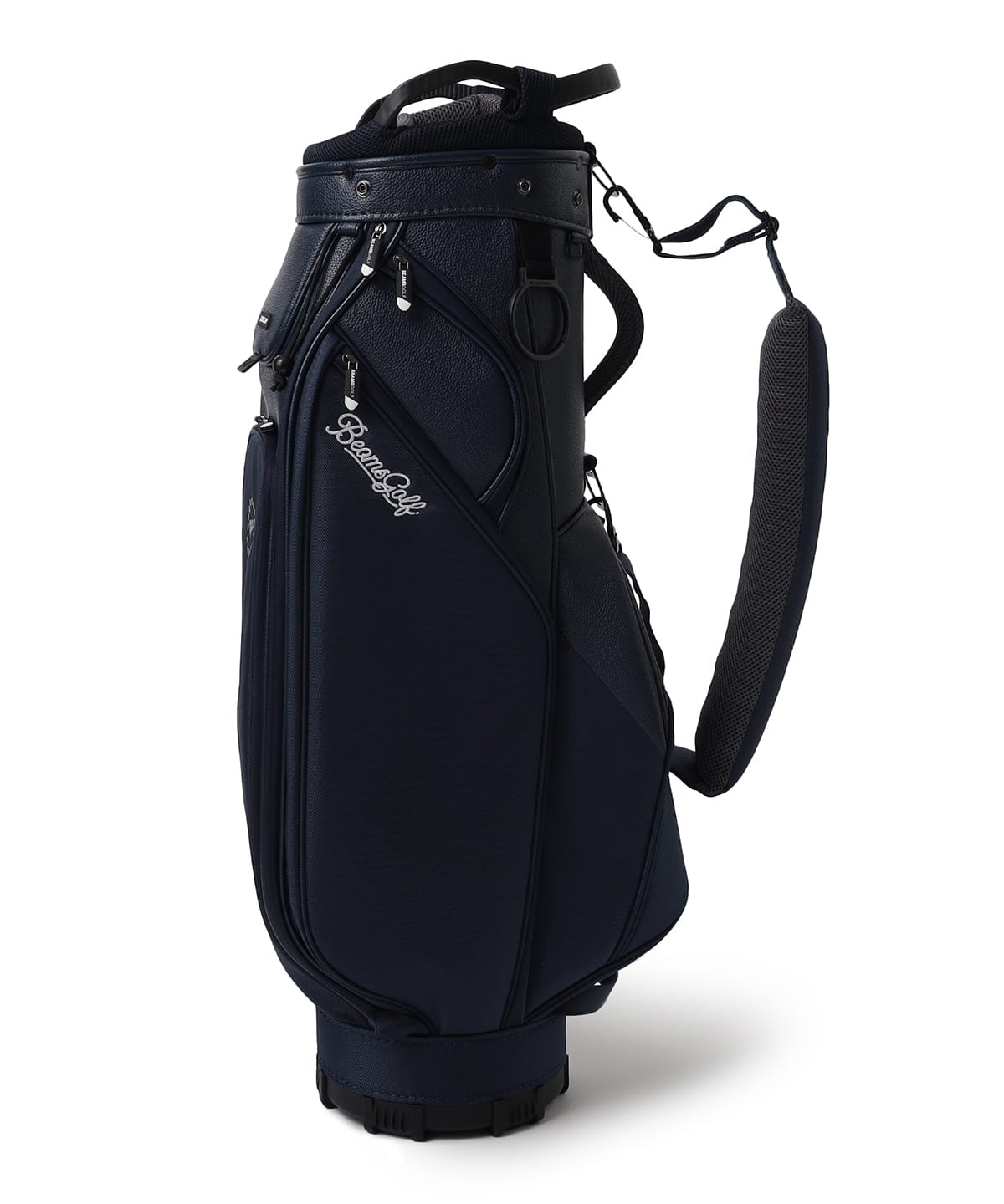 BEAMS GOLF（ビームス ゴルフ）スクリプトロゴ ネイビー キャディ