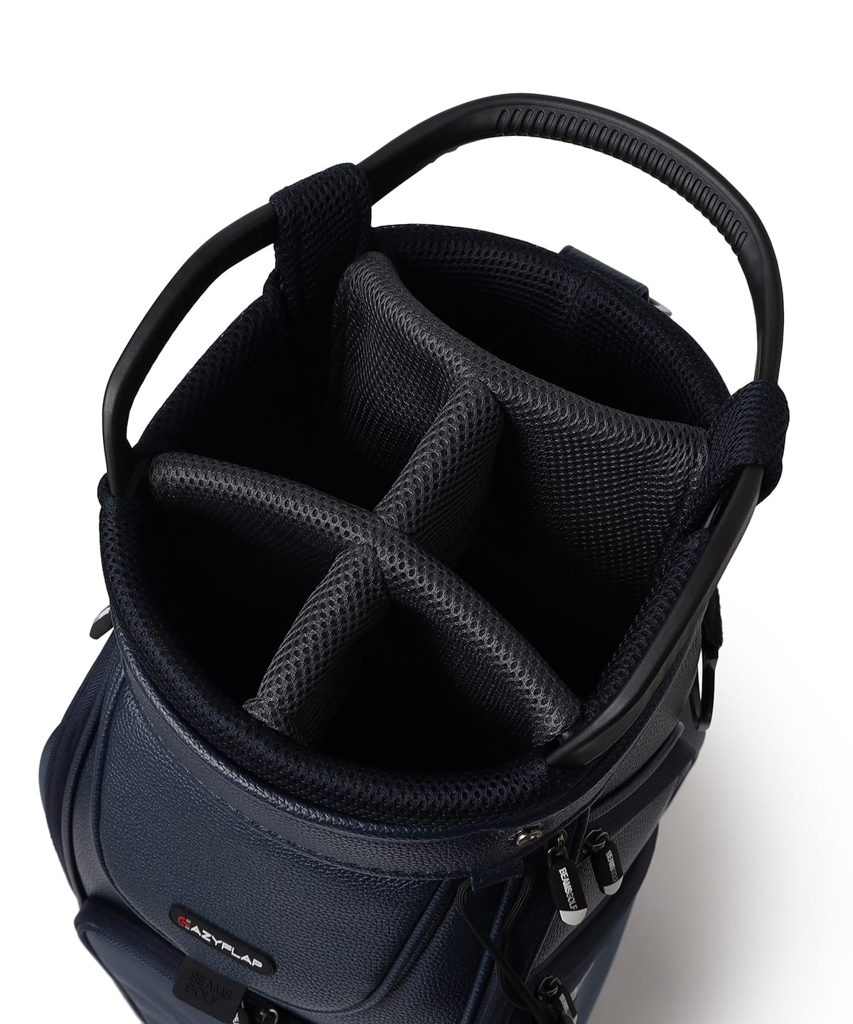 BEAMS GOLF（ビームス ゴルフ）スクリプトロゴ ネイビー キャディ