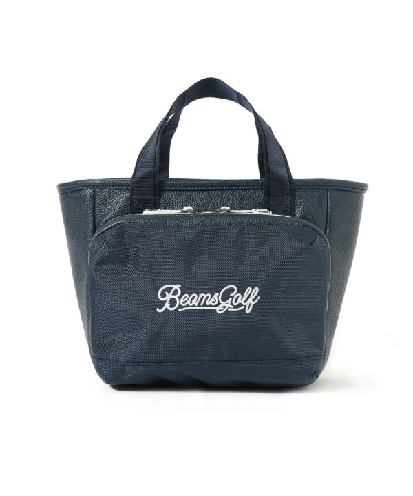 BEAMS GOLF（ビームス ゴルフ）スクリプトロゴ ネイビー カートバッグ