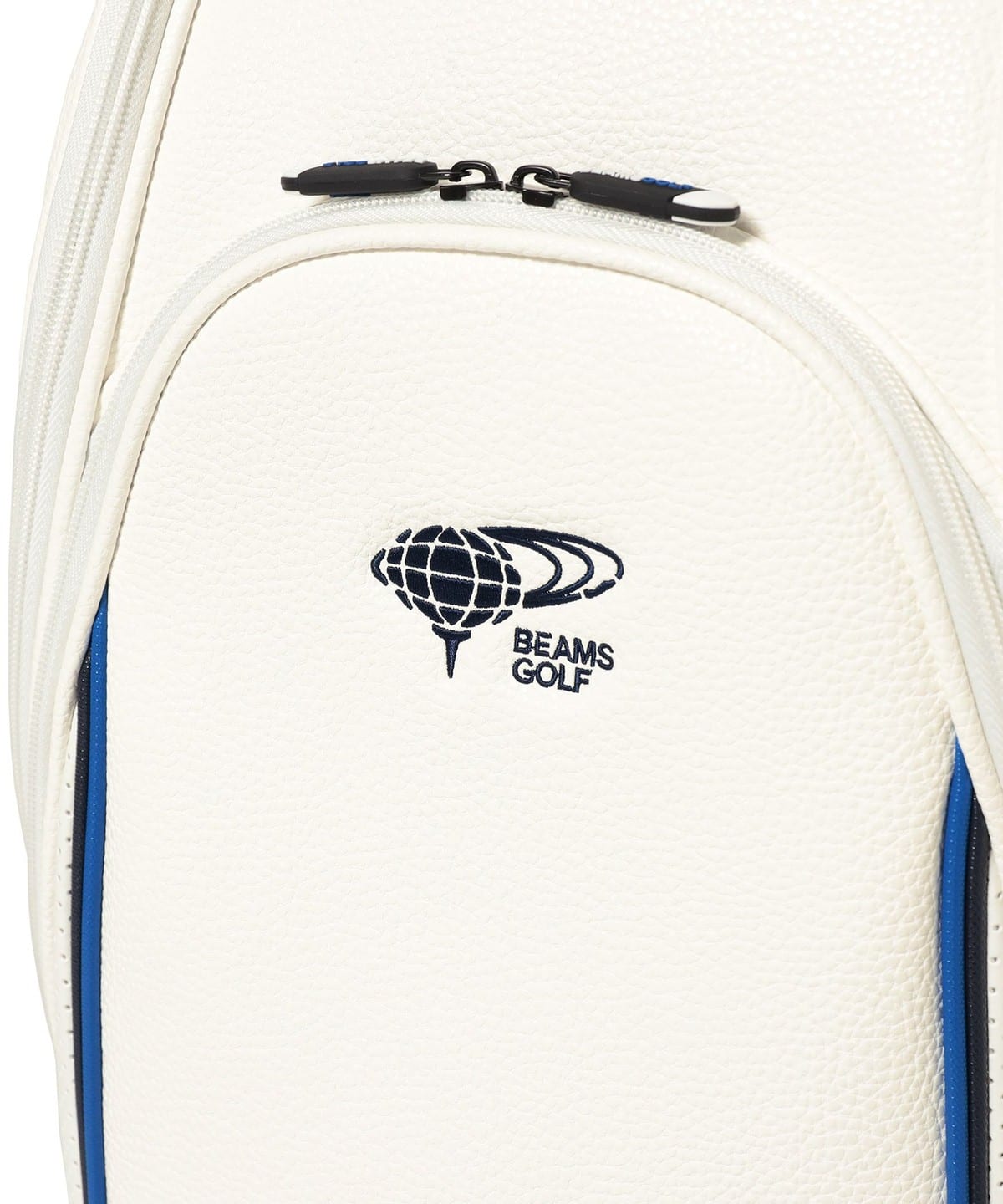 り*マ様 BEAMS GOLF キャディバッグ ホワイト 美品 BEAMS GOLF ビームスゴルフ スリムスタンド キャディバッグ 白 超