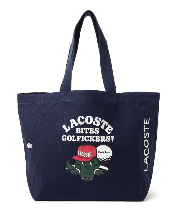 LACOSTE x Golfickers Cart Bag ゴルフィッカーズ ワニがアヒルに噛みついた？ LACOSTE × Golfickersが初コラボ