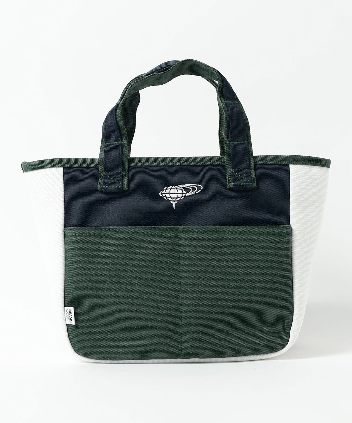 【美品】BEAMS GOLF ダークグリーン カートバッグ BEAMS GOLF（ビームス ゴルフ）GREEN カートバッグ（保温・保冷