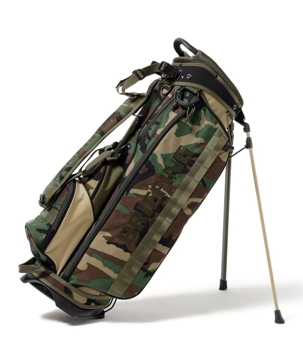 【別注】BRIEFING / WOODLAND CAMOUFLAGE キャディバッグ