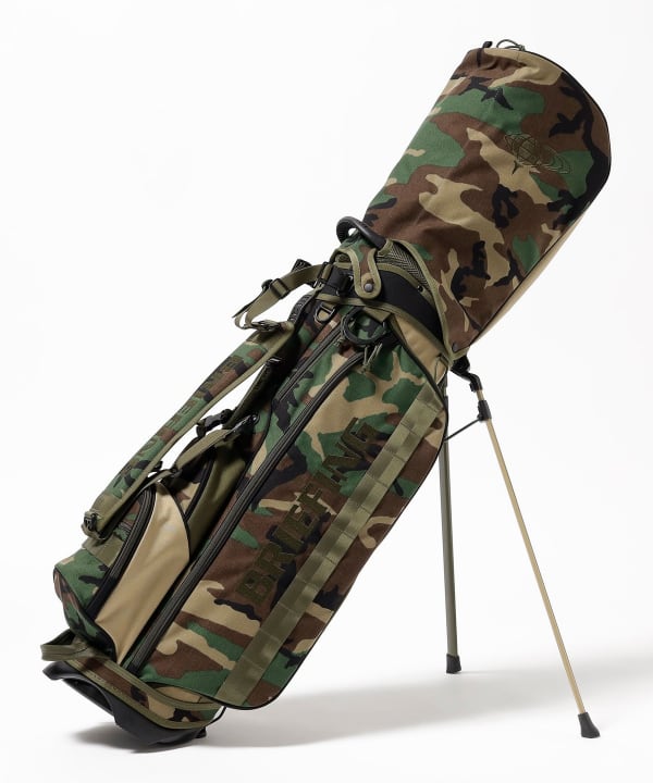 【別注】BRIEFING / WOODLAND CAMOUFLAGE キャディバッグ