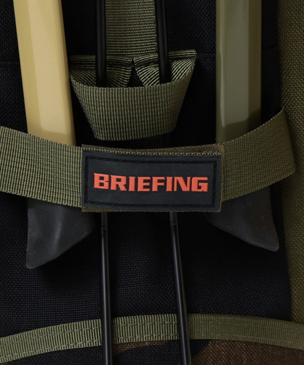 【別注】BRIEFING / WOODLAND CAMOUFLAGE キャディバッグ