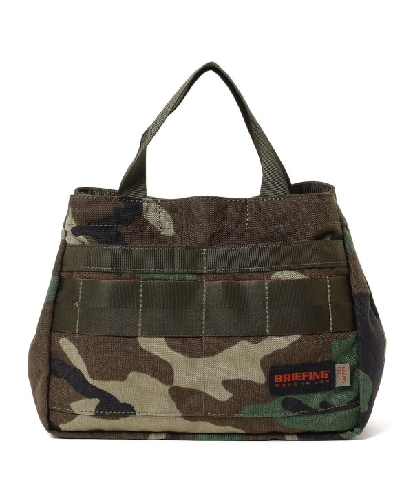 【別注】BRIEFING / WOODLAND CAMOUFLAGE カートバッグ