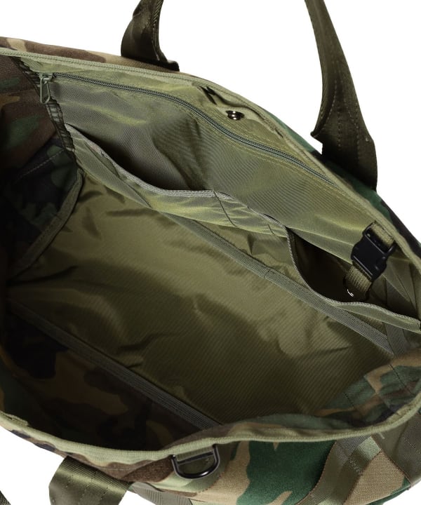 【別注】BRIEFING / WOODLAND CAMOUFLAGE トートバッグ