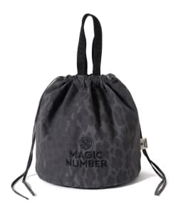 【別注】MAGIC NUMBER / レオパード 巾着型 カートバッグ
