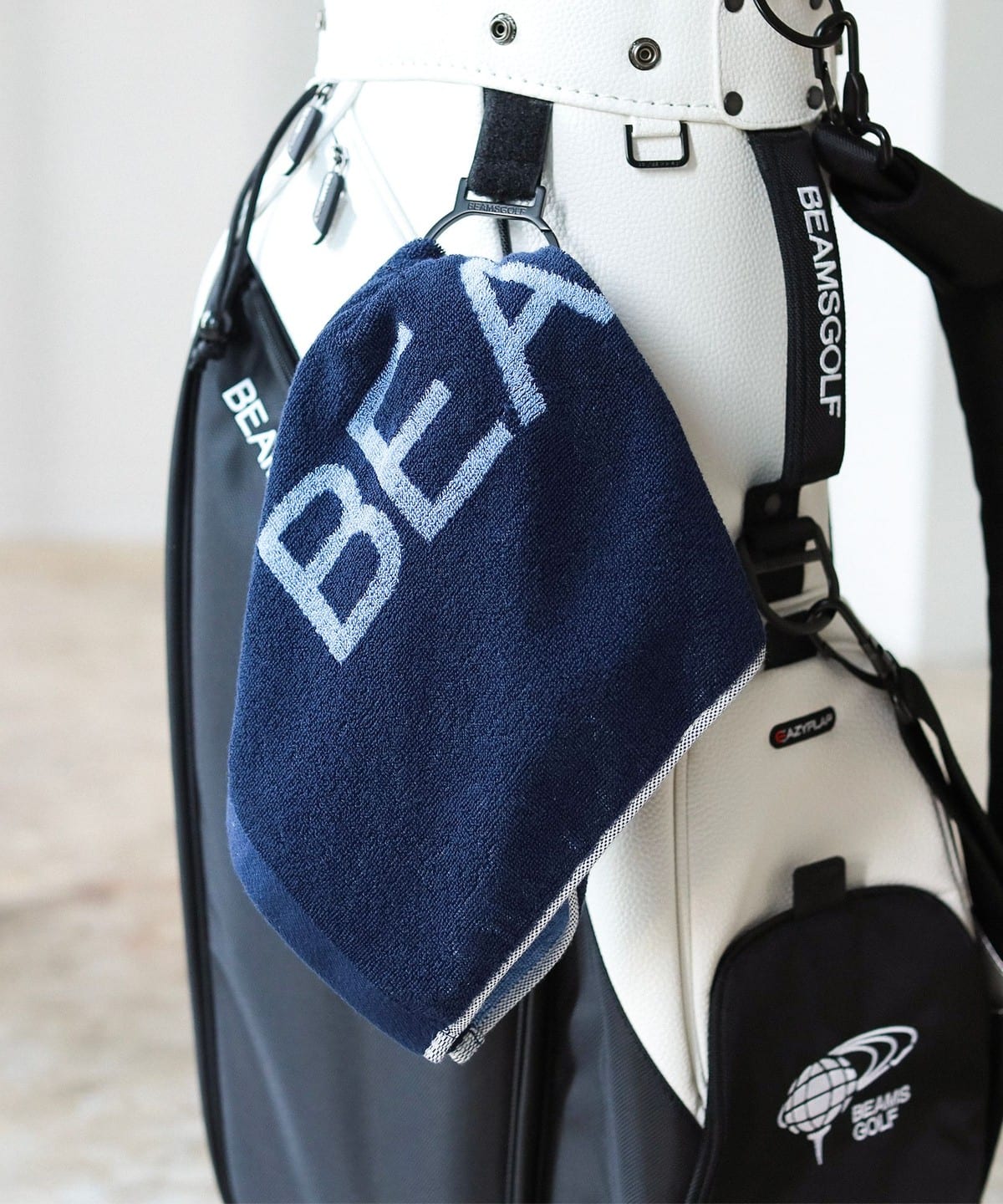 BEAMS GOLF（ビームス ゴルフ）カラビナ付き 今治 ロゴ フェイス