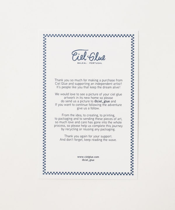 【ショップ限定商品】Ciel Glue / Hole In One