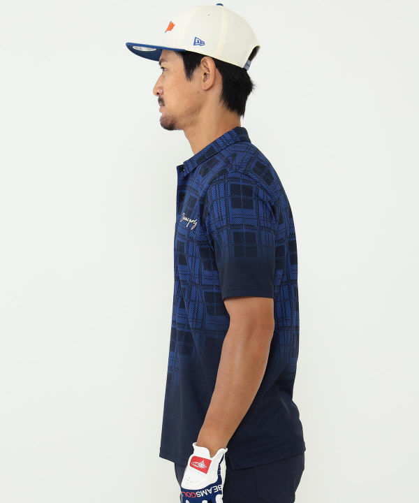 BEAMS GOLF（ビームス ゴルフ）BEAMS GOLF ORANGE LABEL / シャドー チェック ポロシャツ（シャツ・ブラウス ポロシャツ ）通販｜BEAMS