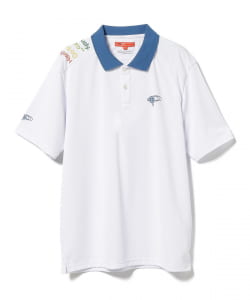 BEAMS GOLF ORANGE LABEL / バックメッセージ クレリックポロシャツ