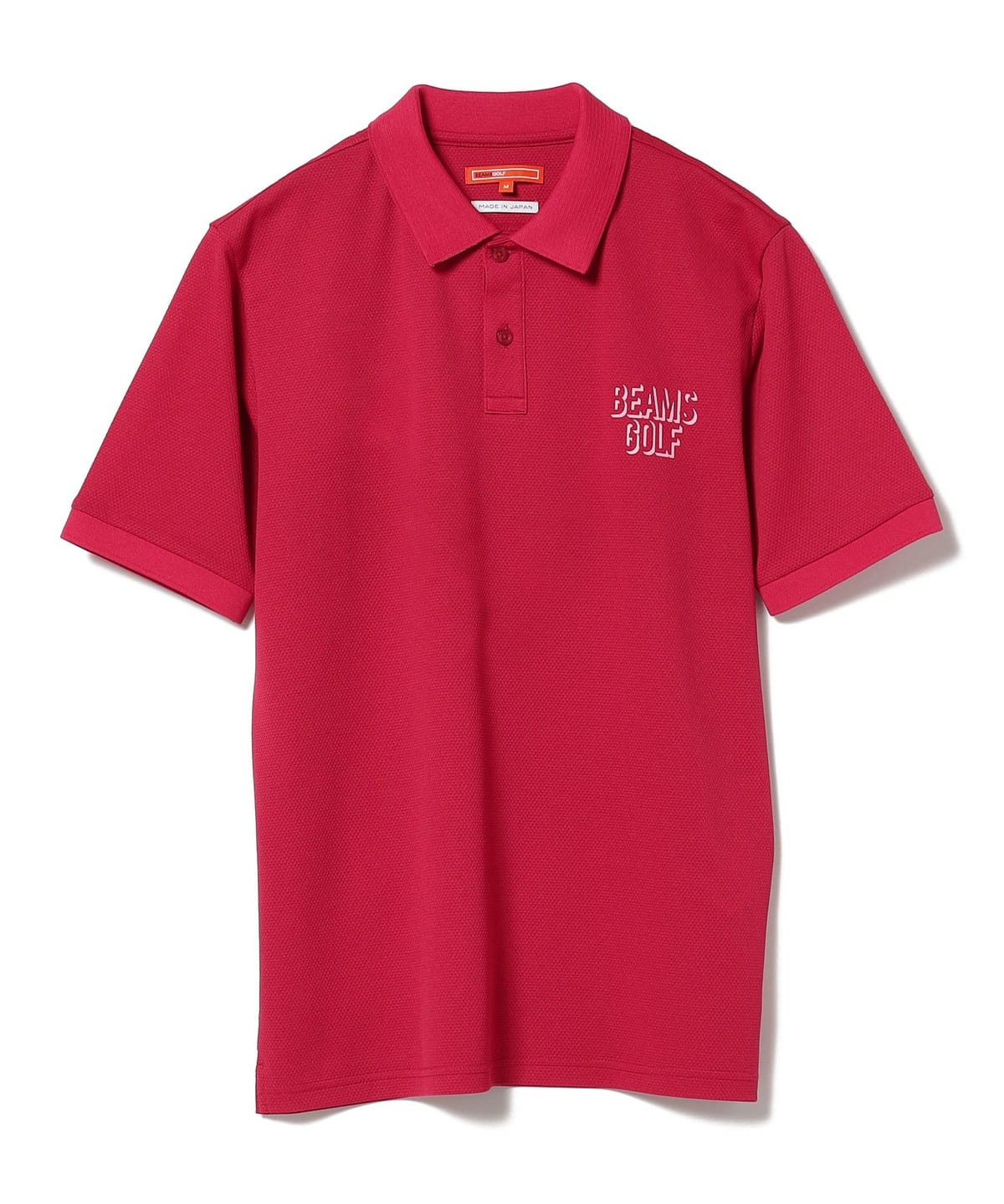 美品 22年春夏 【BEAMS GOLF】日本製 ロゴ入りポロシャツ XL-