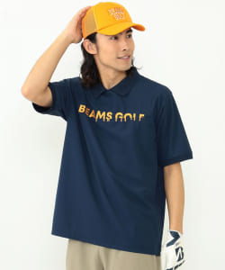 BEAMS GOLF ORANGE LABEL / 男裝 接式衣領 刺繡 POLO衫