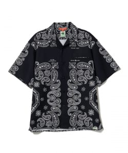 〈MEN〉ELEPHANT BRAND × BEAMS GOLF / 別注 バンダナプリント オープンカラーシャツ