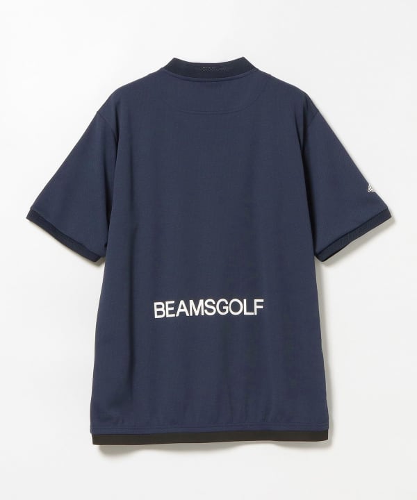 BEAMS GOLF（ビームス ゴルフ）ORANGE LABEL / ブレードカラー ハーフジップ ニットポロシャツ（シャツ・ブラウス ポロシャツ ）通販｜BEAMS