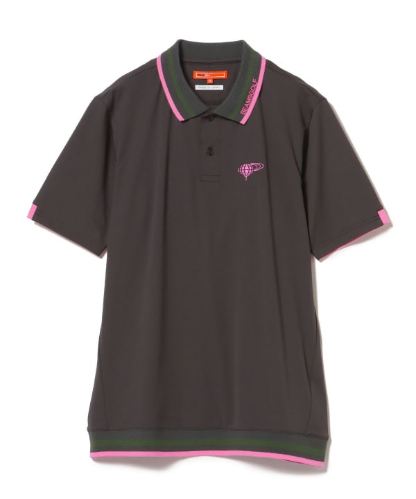 BEAMS GOLF (BEAMS GOLF) ORANGE LABEL / Ribbed hem stretch polo shirt  (shirts, blouses, polo shirts) for sale | BEAMS