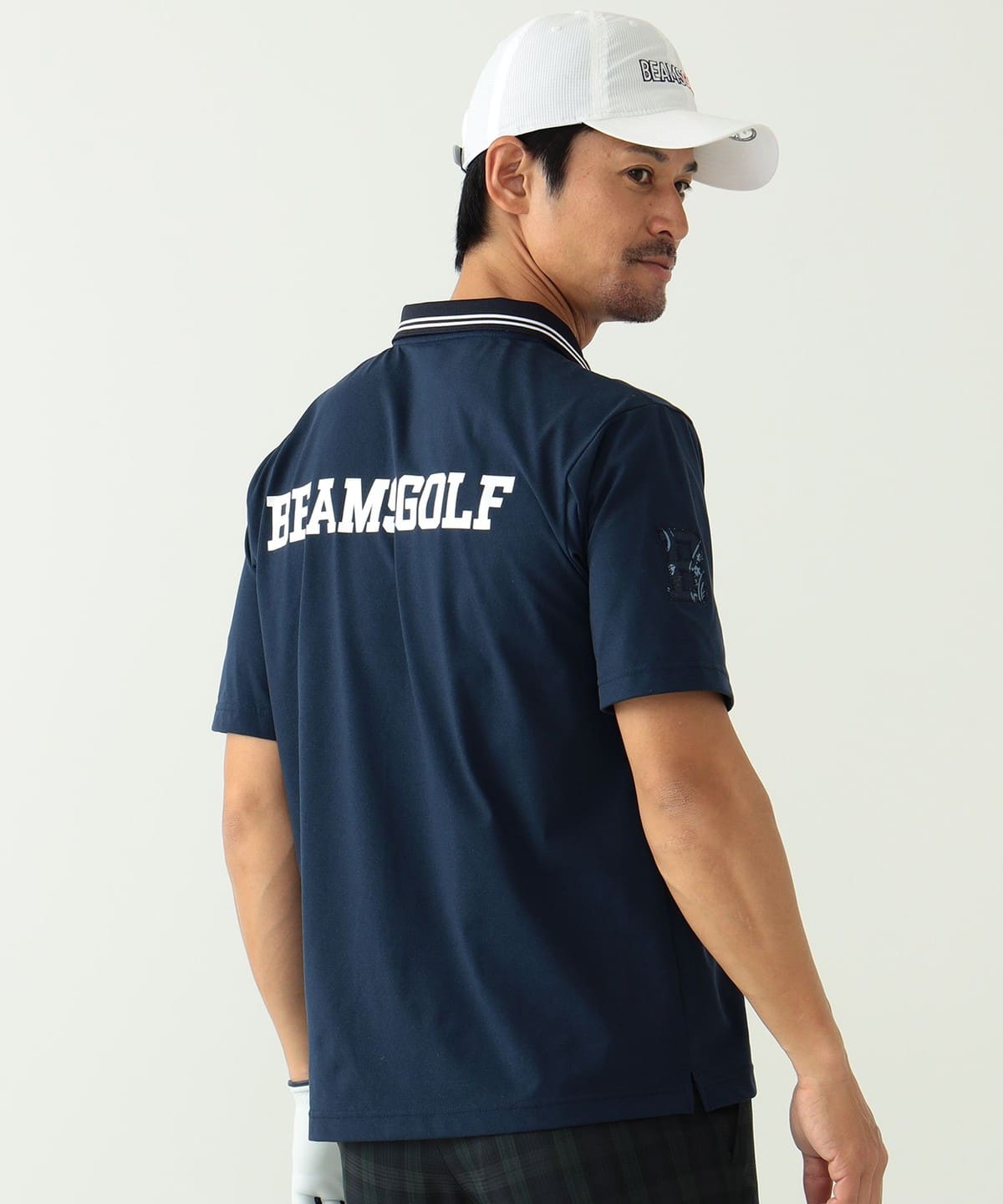 BEAMS GOLF（ビームス ゴルフ）ORANGE LABEL / 襟裏ペイズリー ワッペンロゴ ポロシャツ（シャツ・ブラウス ポロシャツ）通販｜ BEAMS