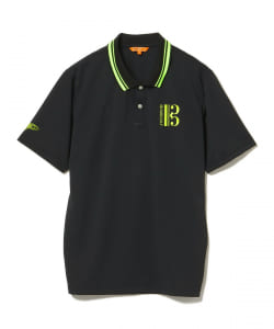 〈MEN〉 ORANGE LABEL / 音符ロゴ ストレッチポロシャツ