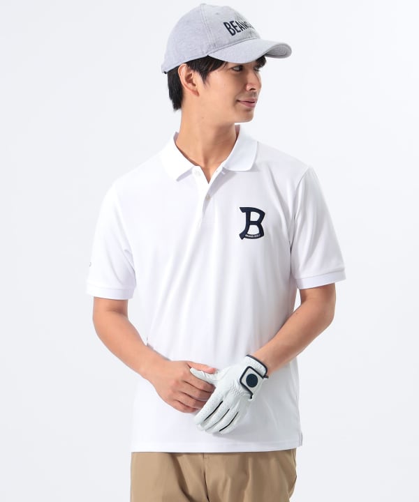 BEAMS GOLF（ビームス ゴルフ）ORANGE LABEL / Bマーク メッシュポロシャツ（シャツ・ブラウス ポロシャツ）通販｜BEAMS