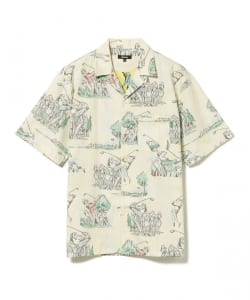 MALBON GOLF / マグノリア コレクション パトロン キャンプシャツ