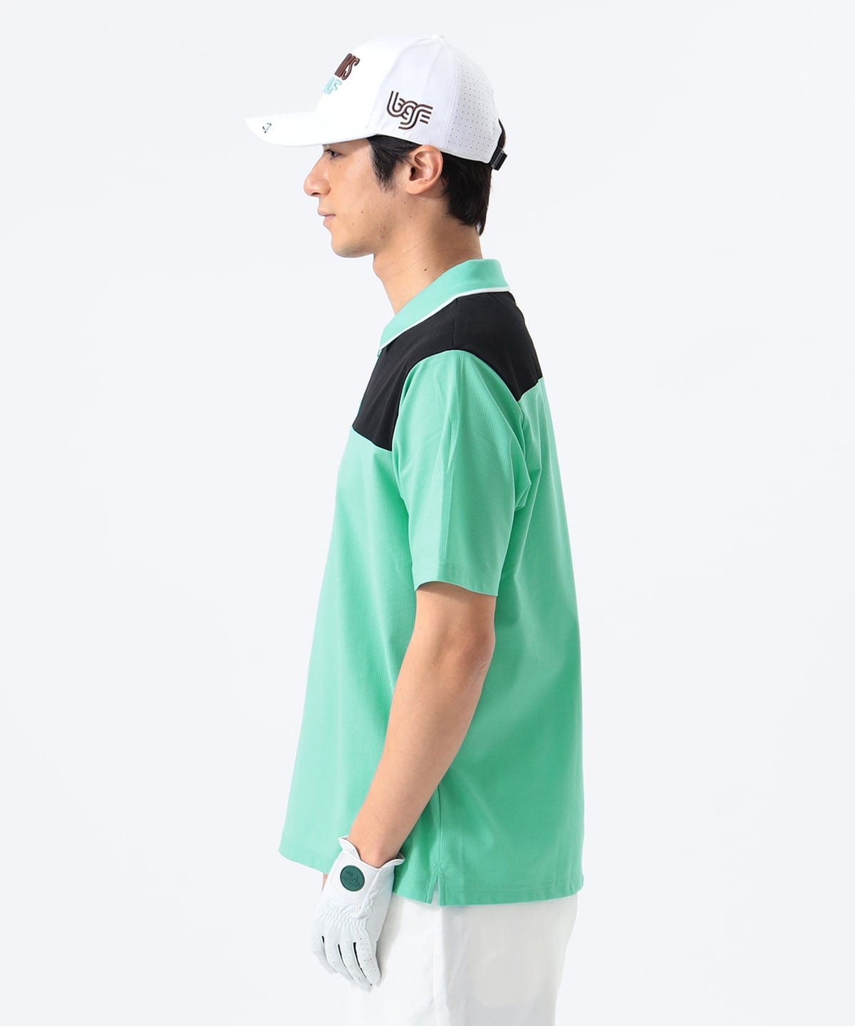 BEAMS GOLF（ビームス ゴルフ）ORANGE LABEL / 襟裏 ロゴ