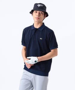 〈MEN〉【別注】LACOSTE / 鹿の子 ソリッド ポロシャツ