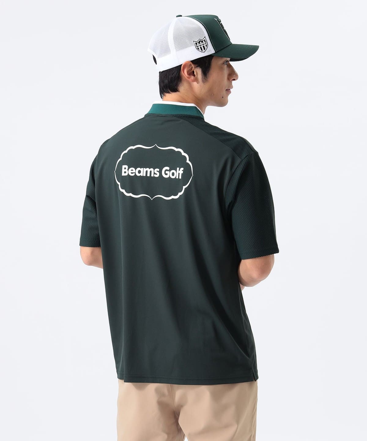 ORANGE LABEL / ブレードカラー バッグロゴ ポロシャツ【DRY・UV・STRETCH】 シャツ・ブラウス MEN GREEN M ORANGE LABEL / ブレードカラー バッグロゴ ポロシャツ【DRY・UV・STRETCH】 シャツ・ブラウス MEN GREEN M