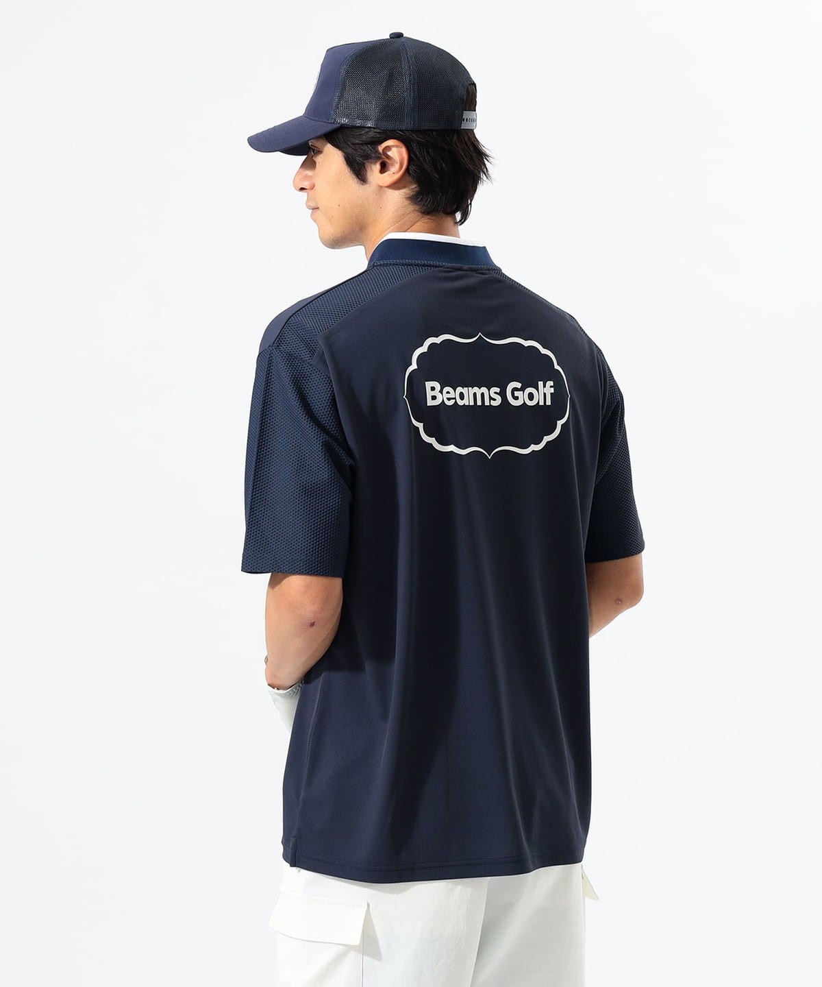 ORANGE LABEL / ブレードカラー バッグロゴ ポロシャツ【DRY・UV・STRETCH】 シャツ・ブラウス MEN NAVY S ORANGE LABEL / ブレードカラー バッグロゴ ポロシャツ【DRY・UV・STRETCH】 シャツ・ブラウス MEN NAVY S