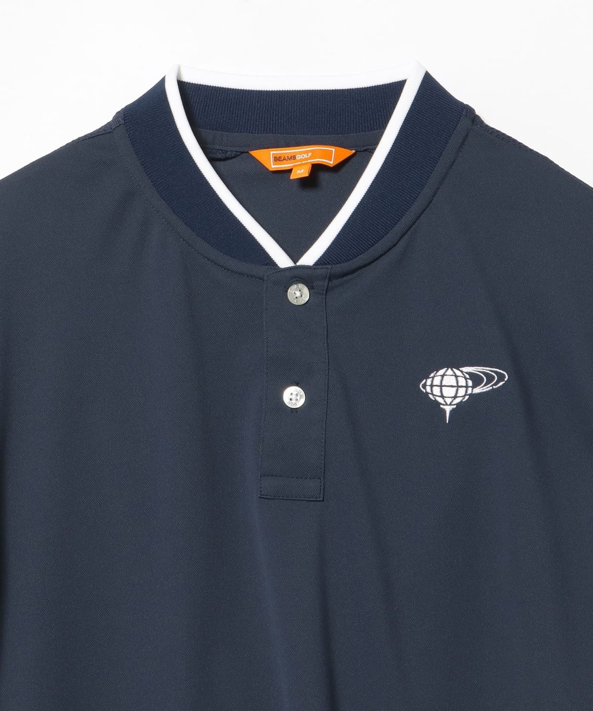 新品未使用 定価24200円 ビームスゴルフ ポロシャツORANGE LABEL BEAMS GOLF（ビームス ゴルフ）ORANGE LABEL / ショルダーロゴ