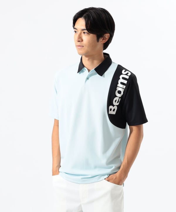ビームスゴルフ オレンジレーベル ポロシャツ 日本製 イエロー Lサイズ BEAMS GOLF（ビームス ゴルフ）ORANGE LABEL / ダブルボタン