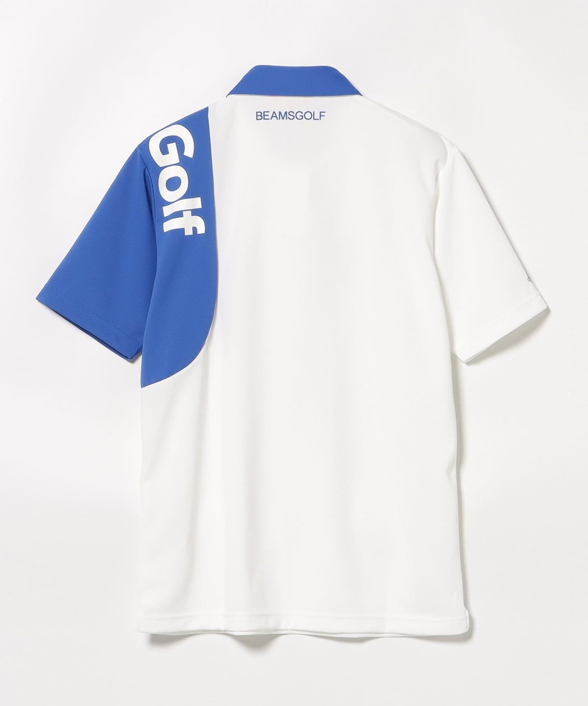 【ビームスゴルフ】2022年人気ラバーロゴマーク×総柄 半袖ゴルフポロシャツL BEAMS GOLF（ビームス ゴルフ）〈WOMEN〉ORANGE LABEL / 別注