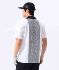 ORANGE LABEL / ドットプリント ロゴポロシャツ 【DRY・UV・STRETCH】