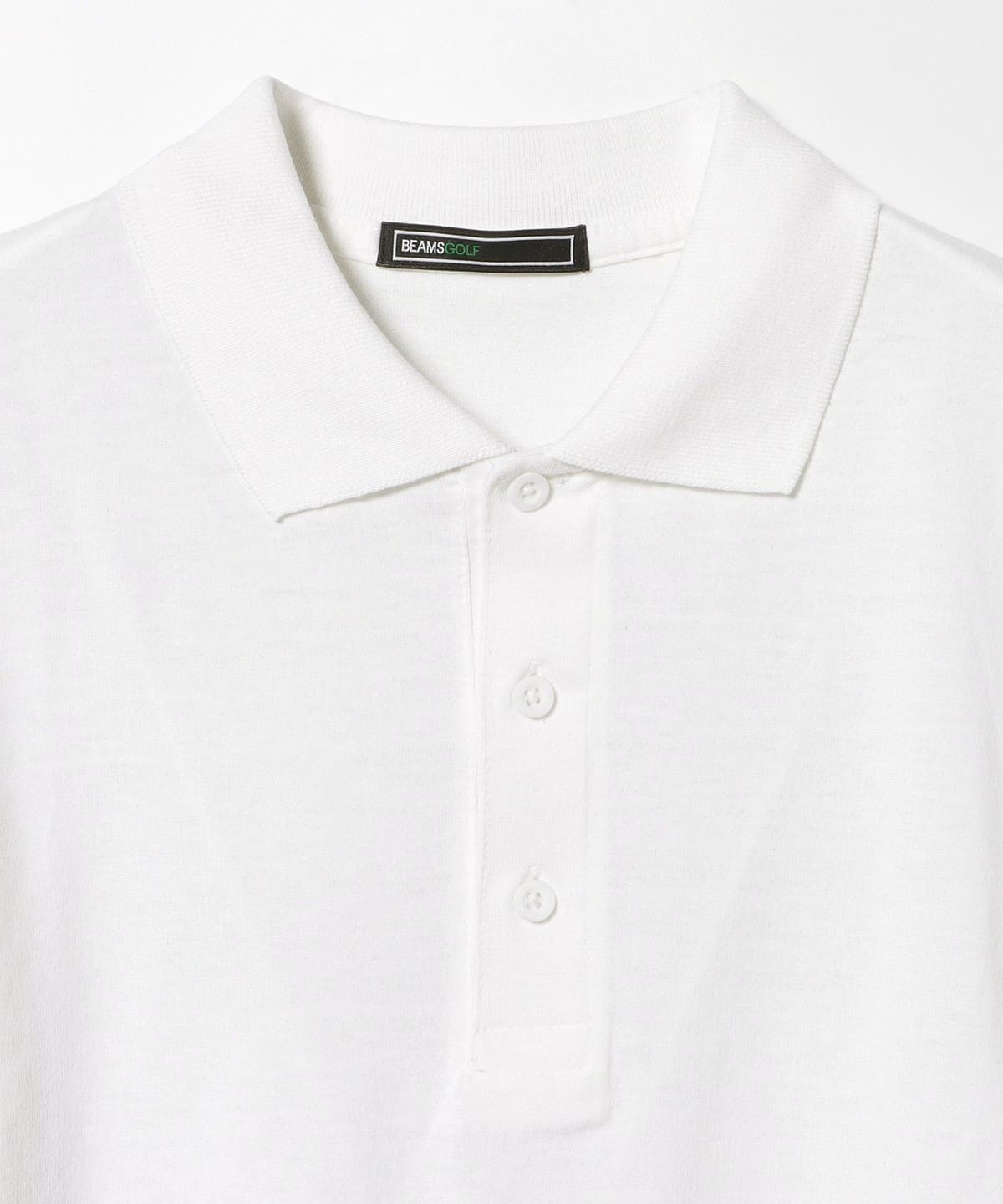 BEAMS GOLF ホワイトポロシャツ BEAMS GOLF ポロシャツ JONES × / 別注 クレリック メンズ
