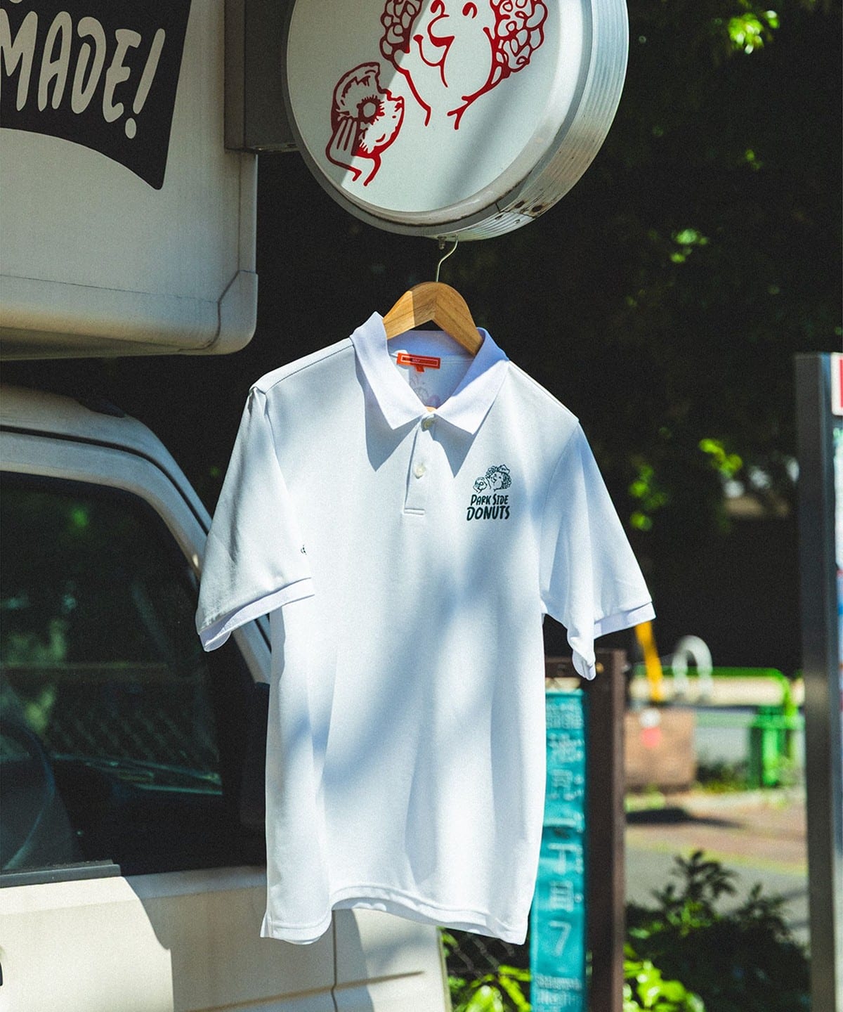 〈MEN〉【別注】PARK SIDE DONUTS / ドーナツボーイ ポロシャツ【DRY・UV・STRETCH】. シャツ・ブラウス MEN WHITE M 〈MEN〉【別注】PARK SIDE DONUTS / ドーナツボーイ ポロシャツ【DRY・UV・STRETCH】. シャツ・ブラウス MEN WHITE M